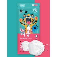 [마크] 먼지어흥 어린이마스크 KF80 3D소형 + 사은품(조절스트랩) / 방역용 식약처허가, 600매