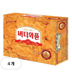 크라운 버터와플 과자, 632g, 4개