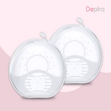 데피라 모유 수유컵 60ml 2개입 / 실리콘플러그 / 유두보호기대용, 1개