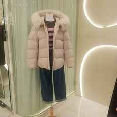 [CC콜렉트] 구스 폭스퍼 후드 점퍼 C204PSG854