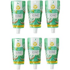 해외 윌튼 홈베이킹 오렌지 크림 데코레이팅 아이싱 with Tips 6-Count 미국출고 -536550, 단일옵션, Key Lime Pie
