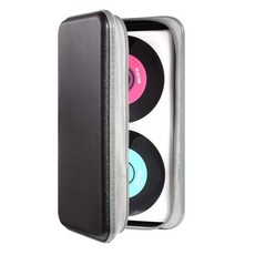 UENTIP CD 케이스 96 용량 홀더 하드 플라스틱 보관 지갑 보호 CD/DVD 케이스 (96 블랙), purple
