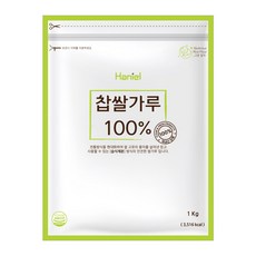 습식 찹쌀가루 100%, 1kg, 4개