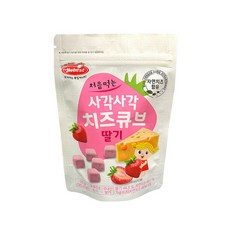 베베스트 처음먹는 사각사각 치즈큐브, 딸기, 1개