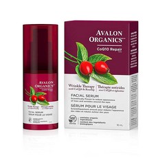 Avalon Organics 페이셜 세럼 CoQ10 로즈힙이 함유된 테라피 15.6g(0.5온스) 164252, 1개