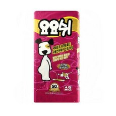 소형 와인 50매 고양이배변 플로랄 패드, 1