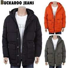 BUCKAROO JEANS 남성 폴리 허리스트링 다운 점퍼 B194DW430P