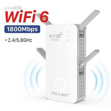 2.4G 및 5.8Ghz 와이파이 5 6 라우터 리피터 장거리 확장기 802.11ac 무선 증폭기 액세스 포인트 1200 Mbps 1800Mbps, [01] AU plug, [01] WiFi 6, 1) AU plug - WiFi 6