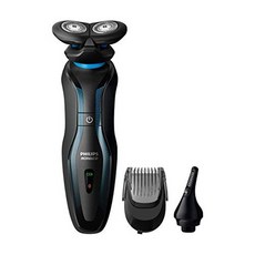 미국직배송 필립스 Norelco Click Style with beard styler and nose trimmer S74080 00351, BlackBlue_One Size, BlackBlue, 상세 설명 참조0