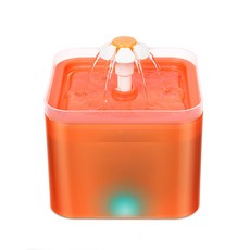 음소거 전기 마시는 고양기 24L 피더 디스펜서 사료급식기 USB LED