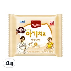 매일유업 상하 아기치즈 2단계, 2단계 아기치즈, 180g, 4개