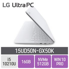 LG 울트라PC 15UD50N-GX50K, SSD 512GB, 포함, 16GB