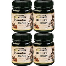  뉴질랜드 마더스케어 디어혼 녹용 마누카꿀 340g 4팩, 4개 