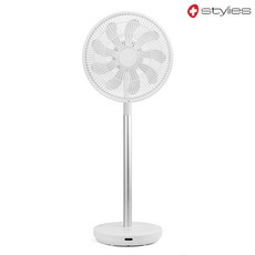 스타일리스 프리미엄 BLDC 써큘레이터 2종 공기순환 타이머 수면풍 D1, SSF-3001RW (화이트)