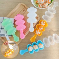 밥 스시 점심 사각김틀 DIY 김펀칭기 금형 2 주방 삼각김케이스 음식 개/세트 도시락 몰드 도구 메이커 볼 장식 액세서리, 2pcs random