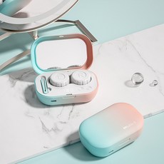 초음파식기세척기 가정용 안경 자동 청소 기계 와셔 조명 콘택트 충전식 LED 초음파, Colorful