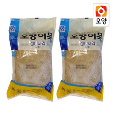 사조오양 정미 사각어묵 800g x 2개 총 40장 냉동 오뎅