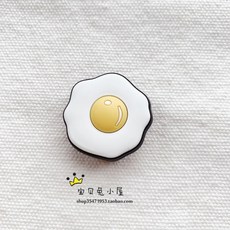 크록스꾸미기 지비츠 피자 케익 초밥 체리 아이스크림 음식 시리즈, 1개, 계란 후라이