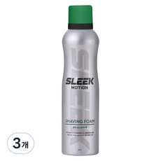 도루코 슬릭 모션 쉐이빙 폼, 3개, 210ml
