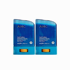 AHC 내추럴 퍼펙션 더블 쉴드 선스틱 SPF50+/PA++++, 14g, 2개
