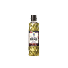 청정원 포도씨유, 500ml, 50개