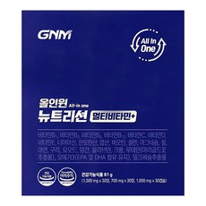 GNM 올인원 뉴트리션 멀티비타민+, 30캡슐, 1개