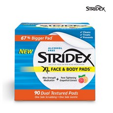 스트라이덱스 XL 페이스 앤 바디 패드 90ct
