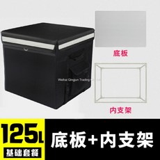 WARM대용량 배달가방 은박보냉백 케이크보냉백 테이크아웃 배달 박스 냉장 방수, [추천]125L박스+바닥판+안받침대