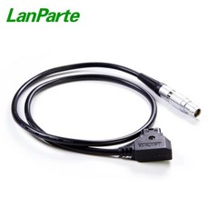 LanParte-D-Tap to Lemo 카메라 전원 원형급 장치 케이블 캐논 C300 Mark II 65cm 24 인치