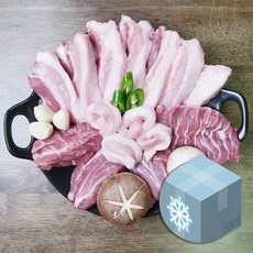 에이치포크 돼지 특수부위 뽈살 두항정살 뒷고기 모듬 500g, 1세트