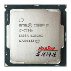 PC 컴퓨터 노트북 부품 인텔 코어 i7-7700K i7 중고 쿼드 8 스레드 CPU 7700K 4.2 GHz 8M 91W 엘지 LG 호환A 1151, 한개옵션0 - 7700x