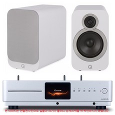 오디오랩(AudioLab) 옴니아 Omnia+Q Acoustics (큐어쿠스틱) Q3030i 하이파이패키지, 앰프색상-블랙