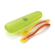 일본직발송 7. 릿첼 나들이 런치군 이유식 스푼세트 (케이스포함) 멀티컬러 B008RIIDOC