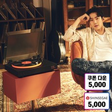 삼성공식파트너 JBL SPINNER BT 턴테이블 LP플레이어 블루투스 지원, {BLK}블랙오렌지