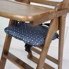 아기식탁의자커버 초간편 원목 아기 유아 식탁 의자 덮개 리폼 시트 방석 방수 커버, 네이비