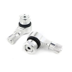 CNC 오토바이 밸브 스템 휠 타이어 튜브리스 알루미늄 90 도 각도 가와사키 ZR550 제퍼에 11.3mm, 1개