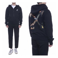 오프화이트후드집업