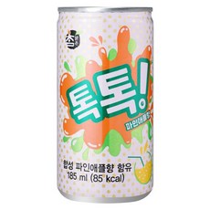 참맑은 톡톡 파인애플 185ml x 90캔 음료수 캔음료