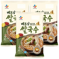 CJ제일제당 베트남 쌀국수 2인분375gX3, 단품, 3개, 375g