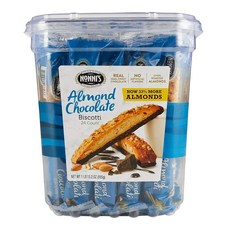 노니스 아몬드 초콜릿 비스코티 25개x37g Nonni's Almond Chocolate Biscotti 24ct, 1개, 885g