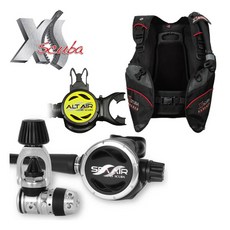[엑스에스 스쿠바] XS SCUBA 호흡기 비씨 고급형 세트, 사이즈:S