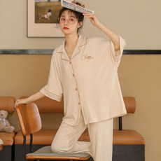 커플잠옷면