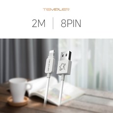 템플러 8핀 2m 고속 케이블, 1개