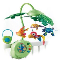 Fisher-Price Rainforest Peek-a-Boo Leaves Musical Mobile Fisher-Price Rainforest Peek-a-Boo가 뮤지컬 모바일