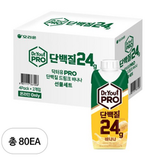 닥터유 프로 단백질 드링크 바나나, 250ml, 80개