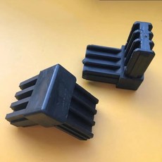 사각파이프조인트 연결 소켓 25mm 30mm 50mm 조인트 간편 조립 부품 50mm각파이프 L자스틸 조인트 실버 1개 상품 이미지