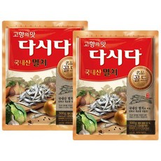 CJ제일제당 다시다 명품골드 멸치, 2개, 300g