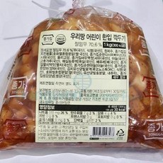 어린이한입깍두기 종가집 1KG, 단품, 1개