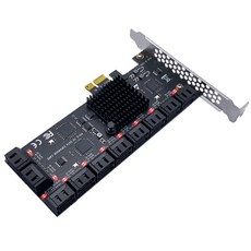 호환 PCIE SATA 어댑터 광업 20/16/12/6/4 포트 6Gb PCI Express 컨트롤러 확장 카드 PCIe III 변환기, 01 20 Port