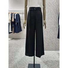 (백화점 정품) 지고트 JP8E0SL031[핀턱 와이드 팬츠] 919930, 55, 블랙(BK10)